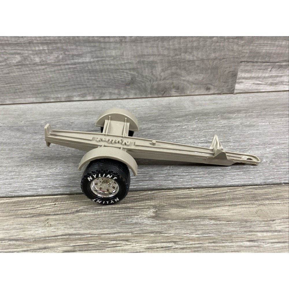 Nylint Bass Fishing & Fishing Boat Trailer SUV Silver VTG 1995 8'' Long Deluxe